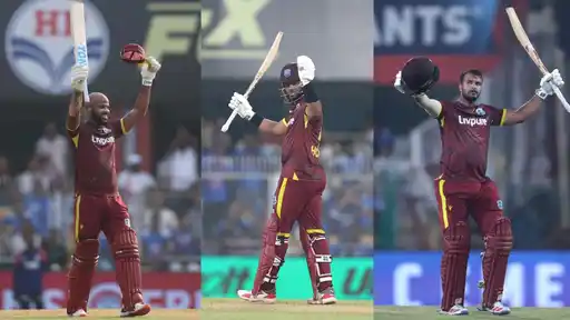 Three centuries in a single ODI innings
