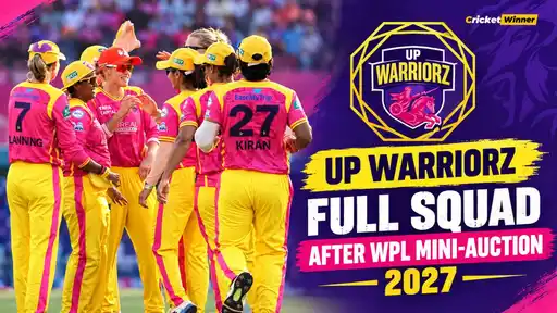 UP Warriorz full squad after WPL Auction 2027 in Kochi, with all players bought and retained for the new season
