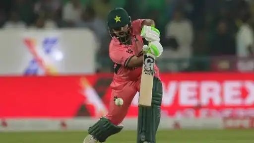 Shadab Khan celebrates his century as Pakistan beat England in the PAK vs ENG Tri-Series 2026 match