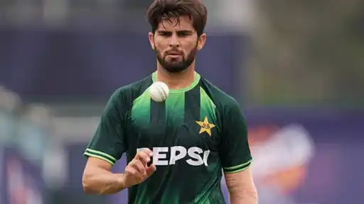 Shaheen Afridi in training