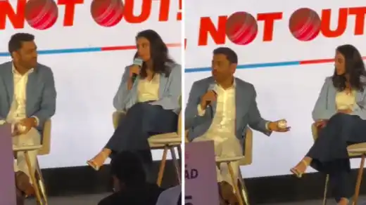 Smriti Mandhana speaking about MS Dhoni’s WhatsApp message after India’s Women’s World Cup win