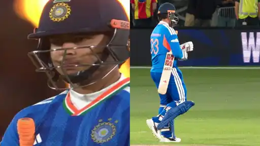 India batter Vaibhav Sooryavanshi walks back after being dismissed for 4 by Nathan Smith during the 2nd T20I against New Zealand at Hagley Oval, Christchurch